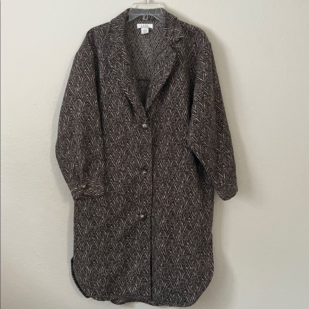 l.i.f.e. Love For Eternity Dress Coat with pockets  in Size L